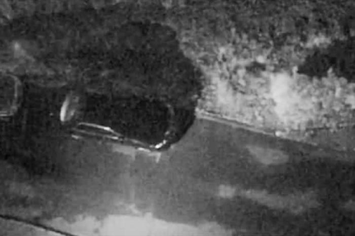 Поджог автомобиля в российском городе попал на видео