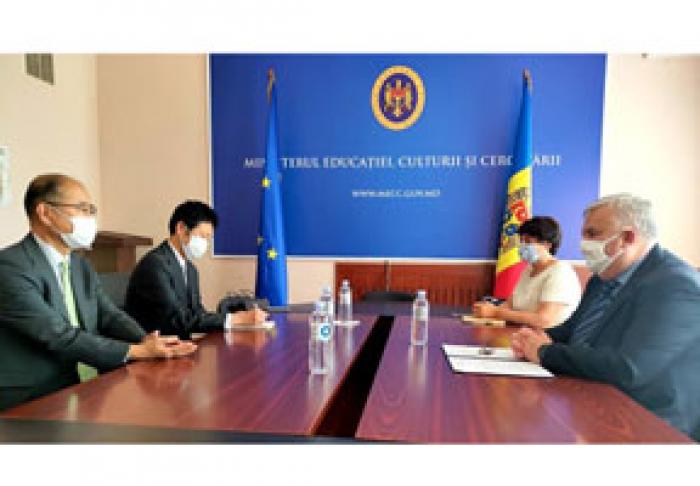 LA CHIȘINĂU AU FOST DISCUTATE PERSPECTIVELE DE COOPERARE MOLDO-NIPONE ÎN SFERA EDUCAȚIEI, CULTURII ȘI CERCETĂRII