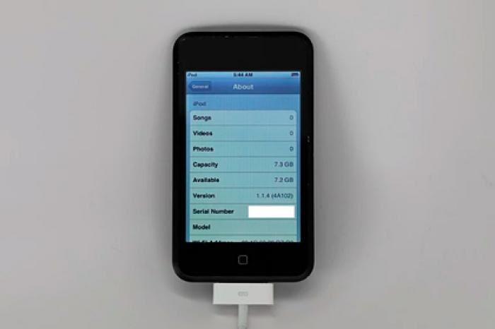 Рассекречен прототип iPod Touch