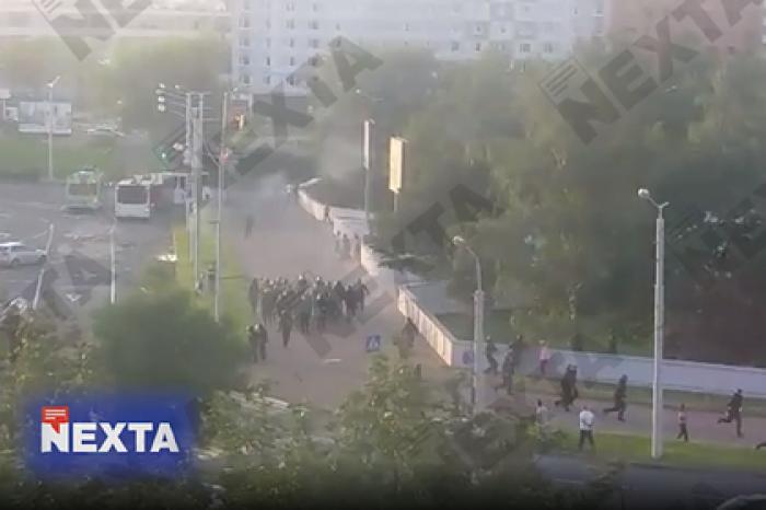 В Минске при разгоне протестов применили светошумовые гранаты