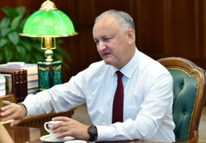 IGOR DODON: GUVERNUL ACTUAL VA RĂMÎNE PÂNĂ LA ALEGERILE PARLAMENTARE ANTICIPATE, ÎNSĂ SUNT POSIBILE ŞI SCHIMBĂRI ÎN INTERIORUL CABINETULUI DE MINIŞTRI