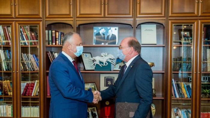 Igor Dodon, o nouă întâlnire cu ambasdorul Rusiei, Oleg Vasneţov