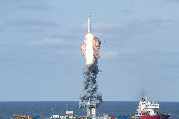 Китайский клон российского «Морского старта» запустил спутники