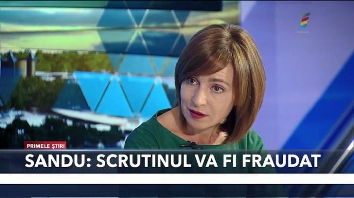 Maia Sandu, în studioul "Primele Știri": Scrutinul prezidențial va fi fraudat