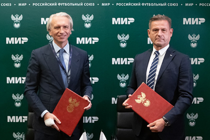 «Мир» останется партнером сборной России по футболу еще на три года