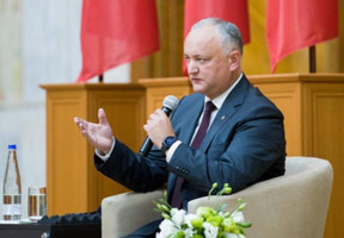 PREȘEDINTELE IGOR DODON I-A ASIGURAT PE DIPLOMAȚII STRĂINI CĂ CAMPANIA ELECTORALĂ PREZIDENŢIALĂ VA FI UNA CORECTĂ