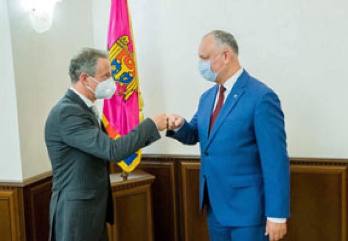 PREȘEDINTELE MOLDOVEI ȘI ȘEFUL MISIUNII OSCE AU DISCUTAT DESPRE PROCESUL DE PREGĂTIRE AL ALEGERILOR ȘI PROBLEMA TRANSNISTREANĂ