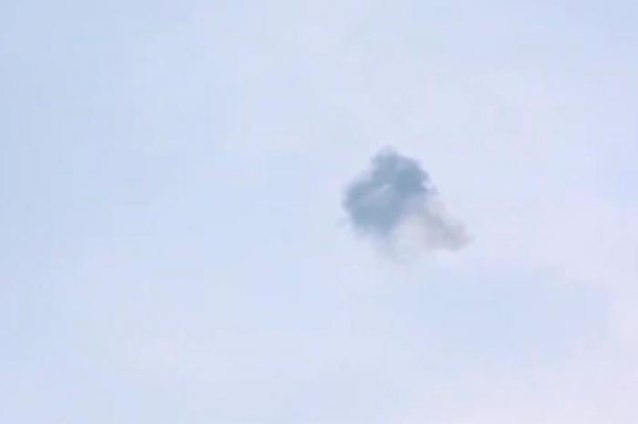 Военные НКР опубликовали видео с уничтожением беспилотника Азербайджана