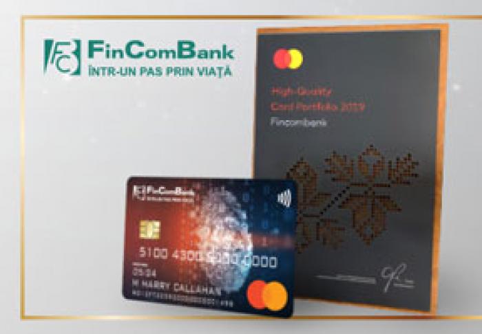 FINCOMBANK S.A. A FOST ONORATĂ DE CĂTRE MASTERCARD CU DISTINCȚIA «HIGH-QUALITY CARD PORTFOLIO 2019» PENTRU CALITATEA PORTOFOLIULUI DE CARDURI