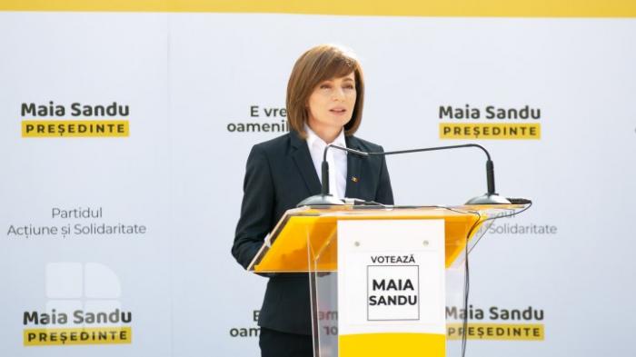 Maia Sandu, candidatul PAS la alegerile prezidențiale din 1 noiembrie, şi-a prezentat angajamentele electorale