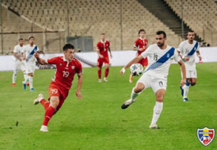 ​NAȚIONALA DE FOTBAL A R. MOLDOVA A FOST ÎNVINSĂ DE GRECIA CU UN SCORUL 0:2