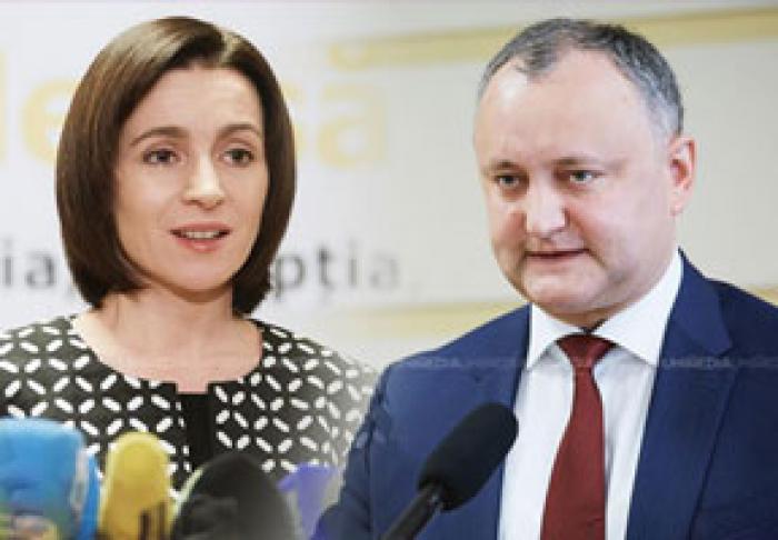 SONDAJ: MAIA SANDU L-AR PUTEA ÎNVINGE PE IGOR DODON ÎN TURUL DOI AL ALEGERILOR PREZIDENȚIALE