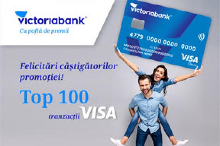 ​100 DE BOXE BLUETOOTH PENTRU TOP 100 CEI MAI ACTIVI DEȚINĂTORI DE CARDURI VISA DE LA VICTORIABANK