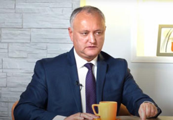 IGOR DODON A SPUS CĂ, DACĂ VA CÂȘTIGA ALEGERILE PREZIDENȚIALE, AR DORI SĂ AIBĂ PRIMA ÎNTREVEDERE CU LIDERUL TRANSNISTREAN
