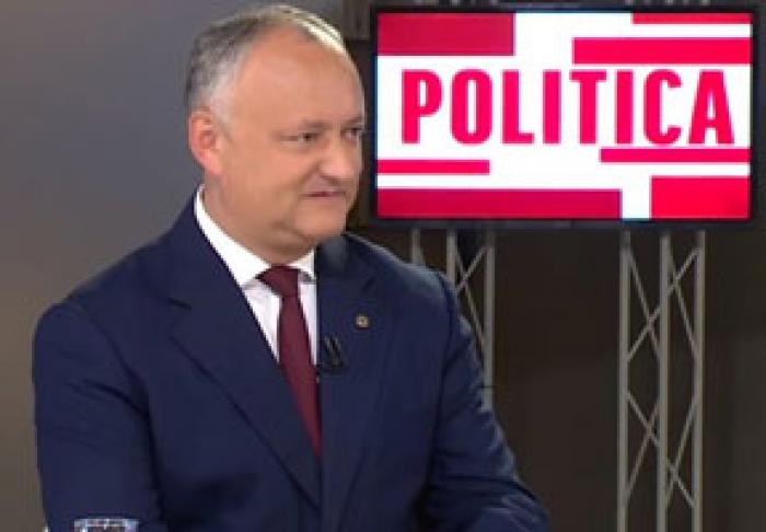 IGOR DODON RESPINGE POSIBILITATEA CREĂRII UNEI NOI COALIȚII DE GUVERNĂMÂNT CU DEPUTAȚII PLATFORMEI „PENTRU MOLDOVA”
