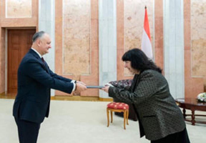 NOUL AMBASADOR AL AUSTRIEI ÎN MOLDOVA A PREZENTAT SCRISORILE DE ACREDITARE PREȘEDINTELUI ÎN EXERCIȚIU