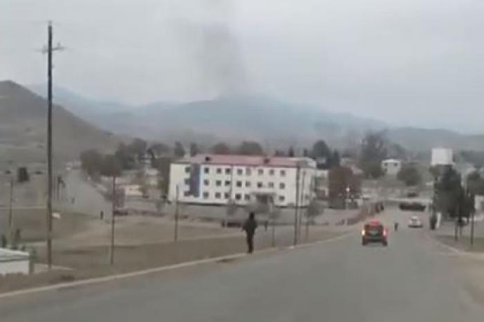 Поездка президента Азербайджана по Нагорному Карабаху попала на видео