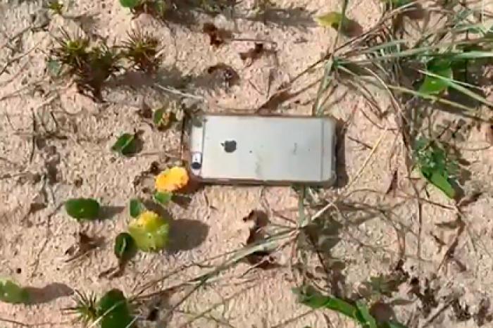 iPhone выпал из набравшего высоту самолета и записал свой полет на видео