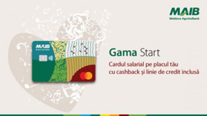 MOLDOVA AGROINDBANK ÎȚI PREZINTĂ CARDUL SALARIAL GAMA START DIN COLECȚIA DE CARDURI GAMA