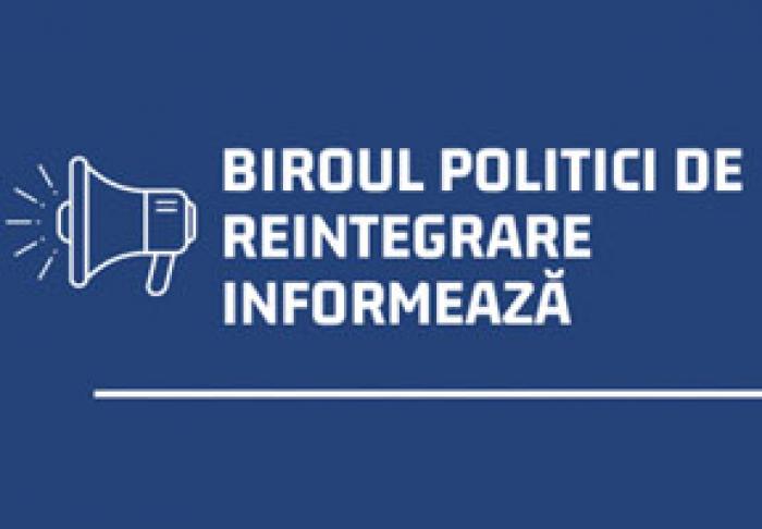 BIROUL PENTRU REINTEGRAREA A ANUNȚAT O NOUĂ CERERE DE PROIECTE SOCIALE ÎN ZONA DE SECURITATE