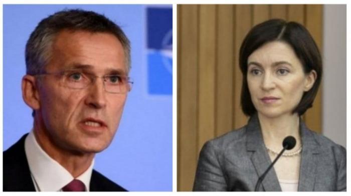 Maia Sandu a avut o conversație telefonică cu Jens Stoltenberg, Secretarul general al NATO. Despre ce au discutat oficialii