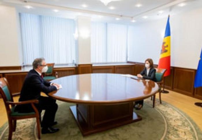 PREŞEDINTELE MAIA SANDU CONSIDERĂ CĂ NU EXISTĂ CONDIŢII PENTRU RELEVAREA CONFLICTULUI ÎN TRANSNISTRIAN