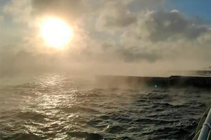В Одессе «закипело» море