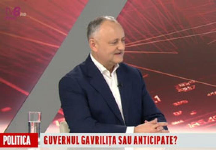 IGOR DODON A DECLARAT CĂ PARTIDUL SOCIALIȘTILOR NU VA VOTA PENTRU GUVERN, IAR ALEGERILE ANTICIPATE VOR AVEA LOC ÎN IUNIE