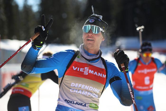Определился победитель гонки преследования на чемпионате мира по биатлону