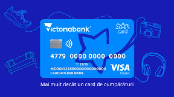 FII STAR LA SHOPPING! OBȚINE PUNCTE CU STAR CARD DE LA VICTORIABANK PENTRU CUMPĂRĂTURI! PESTE UN MILION DE PUNCTE AU FOST DEJA ACORDATE!