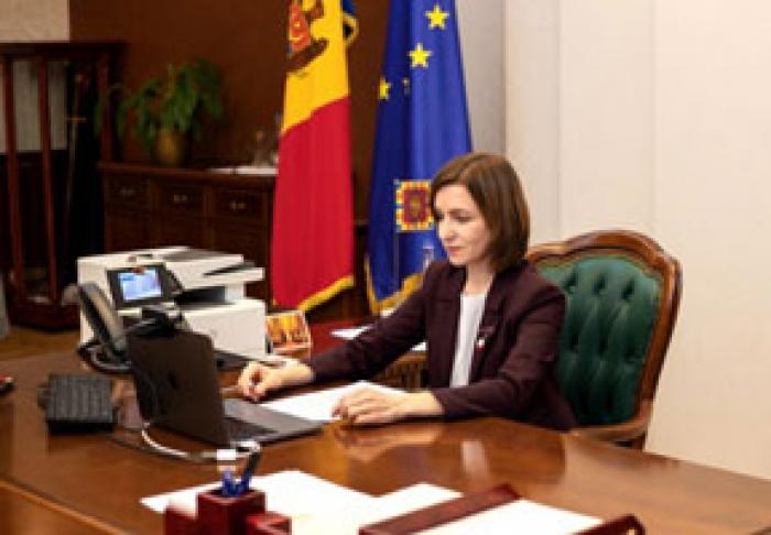 MAIA SANDU A CONVENIT CU ANGELA MERKEL SĂ LUCREZE ÎMPREUNĂ LA CONSOLIDAREA RELAȚIILOR MOLDO-GERMANE
