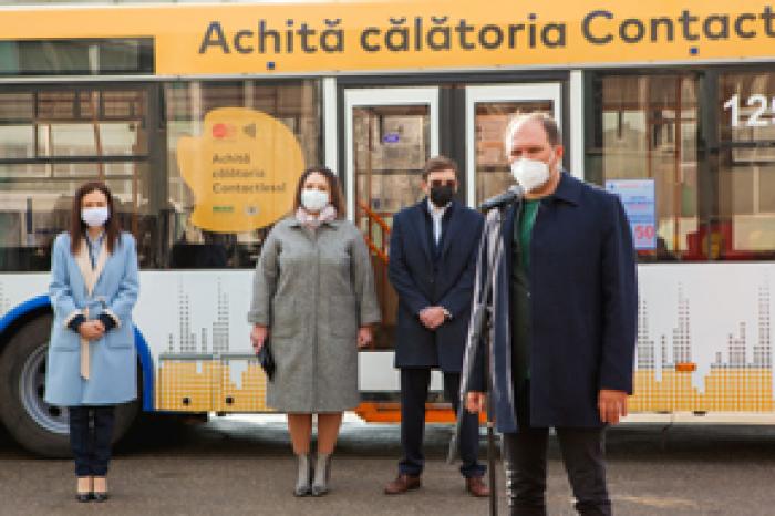PRIMĂRIA CHIȘINĂU, MASTERCARD ȘI MOLDOVA AGROINDBANK AU LANSAT PLATA FĂRĂ NUMERAR PENTRU CĂLĂTORIA ÎN TRANSPORTUL PUBLIC DIN CAPITALĂ