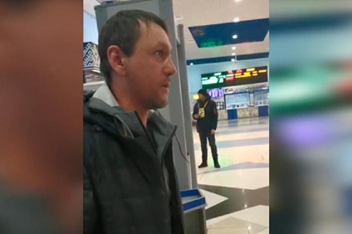 Пьяный пассажир самолета угрожал полицейским своим «батей» и попал на видео