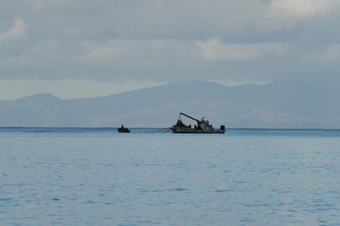 В Японском море загорелось судно с 30 российскими моряками
