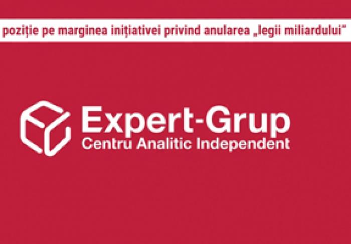EXPERT-GRUP A ÎNDEMNAT POLITICENII SĂ RENUNŢE LA DECIZIA DE ANULARE A LEGII “MILIARDULUI”