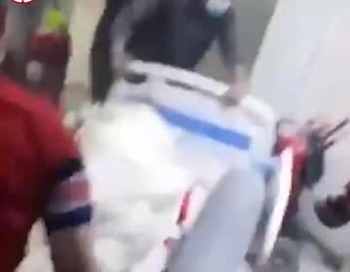 Опубликовано видео с места взрыва в багдадской больнице