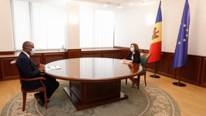 Maia Sandu a avut o întrevedere cu Ambasadorul SUA în țara noastră, Dereck J. Hogan