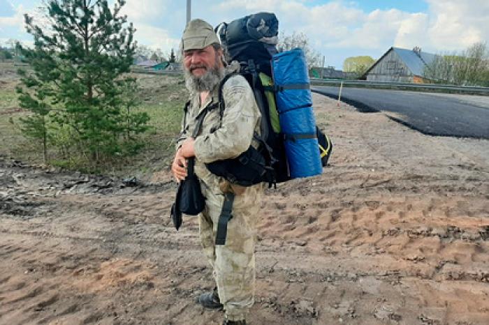 Прошедший 40 тысяч километров россиянин пешком пойдет за Полярный круг