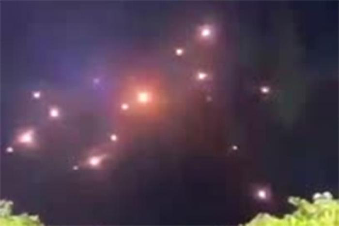 Ракетные обстрелы Израиля попали на видео