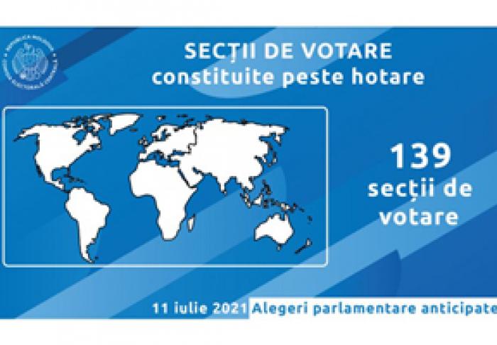 CEC A DECIS PĂSTRAREA NUMĂRULUI ANTERIOR DE SECŢII DE VOTARE ÎN STRĂINĂTATE, RESPINGÂND PROPUNEREA MAEIE DE A FI MĂRIT NUMĂRUL LOR