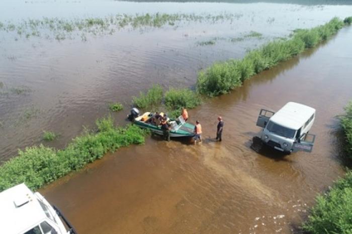 Уровень Амура около Благовещенска рекордно поднялся