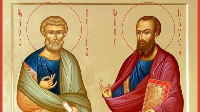Православные верующие чествуют святых Петра и Павла