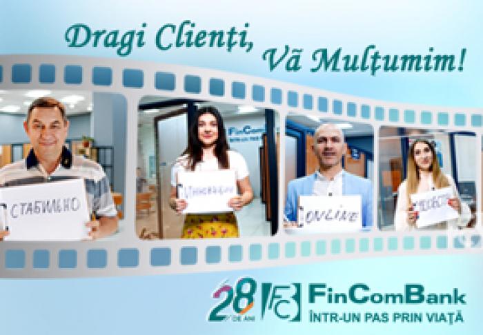 ​SURPRIZE PENTRU TOȚI CLIENȚII FINCOMBANK ÎN CADRUL CAMPANIEI „CLIENTUL MULȚUMIT”