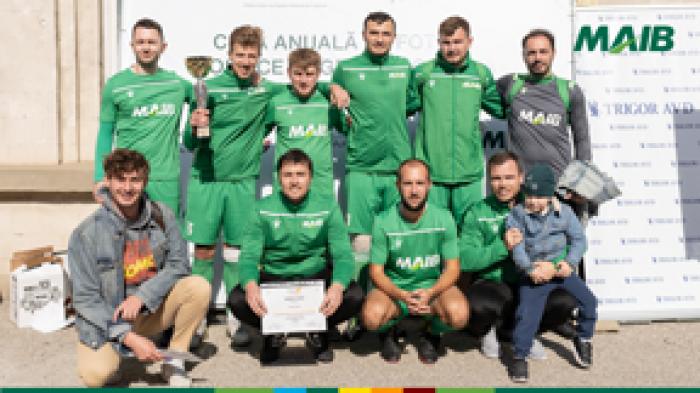 ECHIPA DE FOTBAL MAIB A CÂȘTIGAT CUPA ANUALĂ DE FOTBAL HOSPICE ANGELUS MOLDOVA