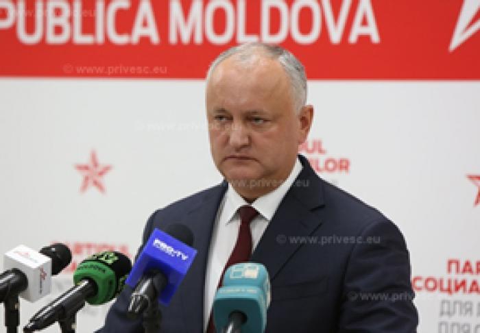 FOSTUL PREȘEDINTE IGOR DODON ȘI-A DEPUS MANDATUL DE DEPUTAT ȘI PĂRĂSEȘTE FUNCȚIA DE PREȘEDINTE AL PSRM