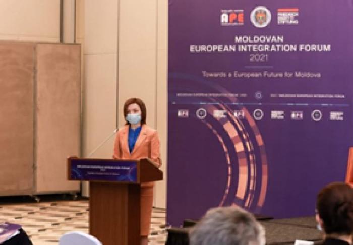 PREŞEDINTELE MAIA SANDU: MOLDOVA VA URMA MODELUL EUROPEAN DE DEZVOLTARE