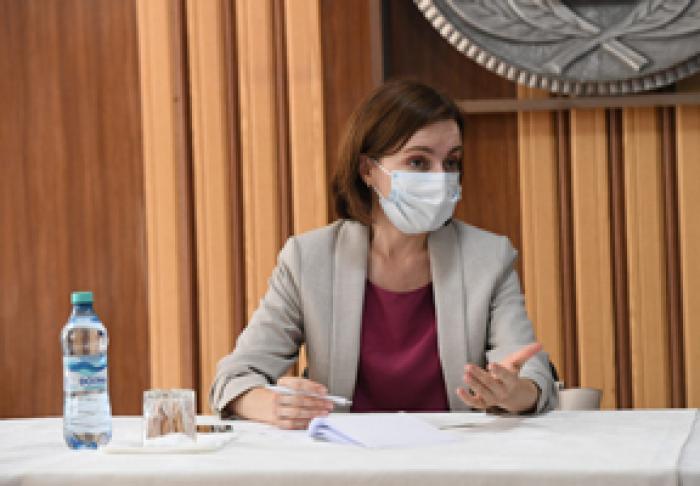 PREȘEDINTELE MAIA SANDU CONSIDERĂ CĂ CRIZA GAZELOR S-A ÎNCHEIAT ODATĂ CU SEMNAREA UNUI CONTRACT CU GAZPROM