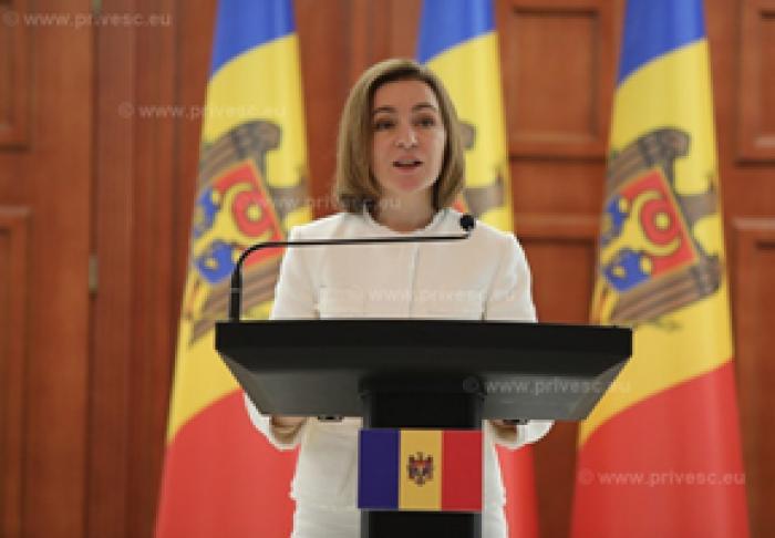ПРЕЗИДЕНТ МАЙЯ САНДУ ЗАЯВИЛА, ЧТО «ГАЗПРОМ» БЕЗОСНОВАТЕЛЬНО СОКРАТИЛ НА 50 ПРОЦЕНТОВ ПОСТАВКИ ГАЗА В МОЛДОВУ