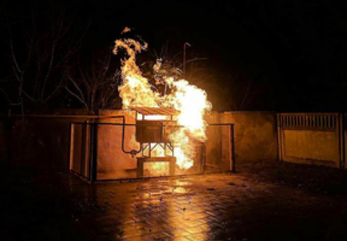 В ПРИДНЕСТРОВЬЕ НА ОДНОЙ ИЗ ГАЗОРАСПРЕДЕЛИТЕЛЬНЫХ СТАНЦИЙ ПРОИЗОШЕЛ ПОЖАР