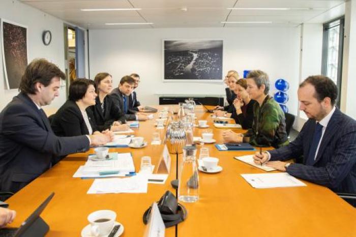 Natalia Gavrilița s-a întâlnit cu Margrethe Vestager, vicepreședinta executivă a Comisiei Europene pentru o Europă pregătită de era digitală